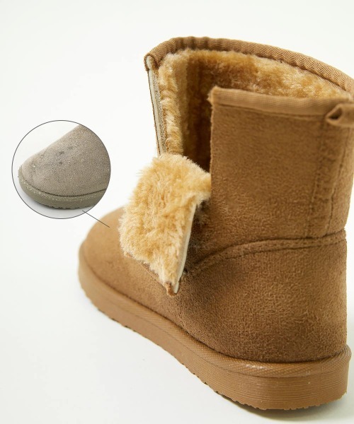 devirock(デビロック)の「防水 ムートンブーツ(ブーツ・キッズ・チャコール/ブラック/ブラウン/ピンク・18.0cm/21.0cm/20.0cm/22.0cm/19.0cm/23.0cm/24.0cm)」の5枚目の写真