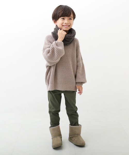 devirock(デビロック)の「防水 ムートンブーツ(ブーツ・キッズ・チャコール/ブラック/ブラウン/ピンク・18.0cm/21.0cm/20.0cm/22.0cm/19.0cm/23.0cm/24.0cm)」の11枚目の写真