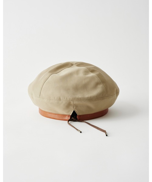 La Maison de Lyllis(メゾンドリリス)の「TIKA ティカ / La Maison de Lyllis メゾンドリリス 2223022(ハンチング/ベレー帽・レディース・ベージュ/ブラック・57cm)」の8枚目の写真