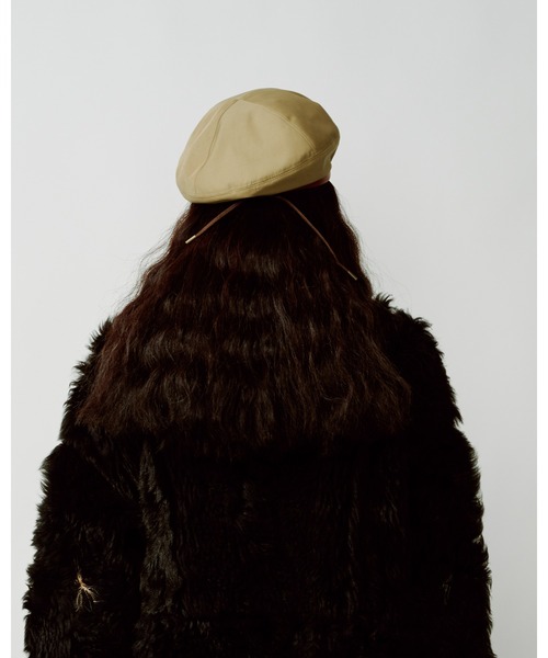 La Maison de Lyllis(メゾンドリリス)の「TIKA ティカ / La Maison de Lyllis メゾンドリリス 2223022(ハンチング/ベレー帽・レディース・ベージュ/ブラック・57cm)」の11枚目の写真