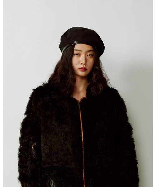 La Maison de Lyllis(メゾンドリリス)の「TIKA ティカ / La Maison de Lyllis メゾンドリリス 2223022(ハンチング/ベレー帽・レディース・ベージュ/ブラック・57cm)」の13枚目の写真