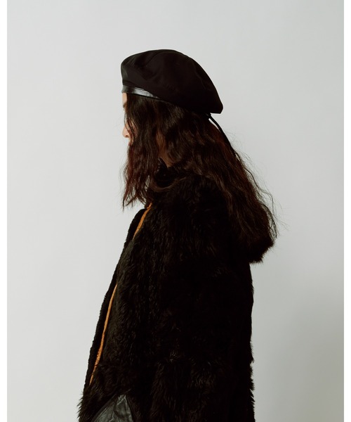 La Maison de Lyllis(メゾンドリリス)の「TIKA ティカ / La Maison de Lyllis メゾンドリリス 2223022(ハンチング/ベレー帽・レディース・ベージュ/ブラック・57cm)」の15枚目の写真