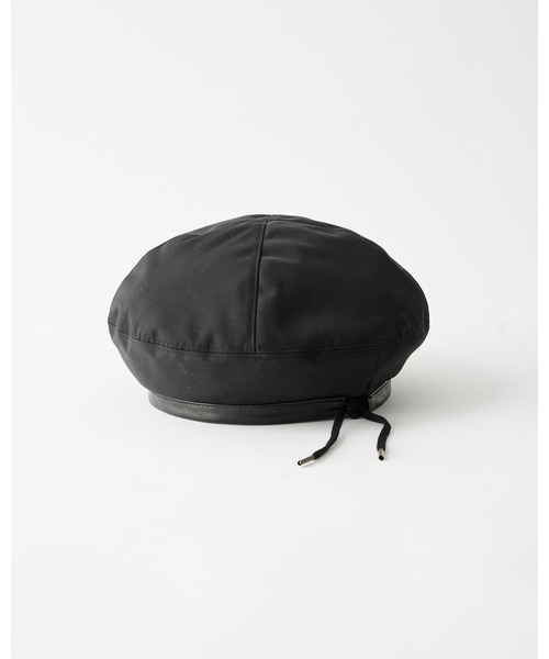 La Maison de Lyllis(メゾンドリリス)の「TIKA ティカ / La Maison de Lyllis メゾンドリリス 2223022(ハンチング/ベレー帽・レディース・ベージュ/ブラック・57cm)」の3枚目の写真