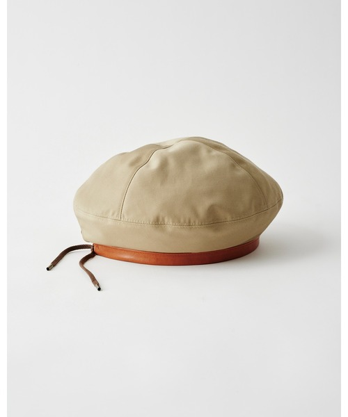 La Maison de Lyllis(メゾンドリリス)の「TIKA ティカ / La Maison de Lyllis メゾンドリリス 2223022(ハンチング/ベレー帽・レディース・ベージュ/ブラック・57cm)」の7枚目の写真