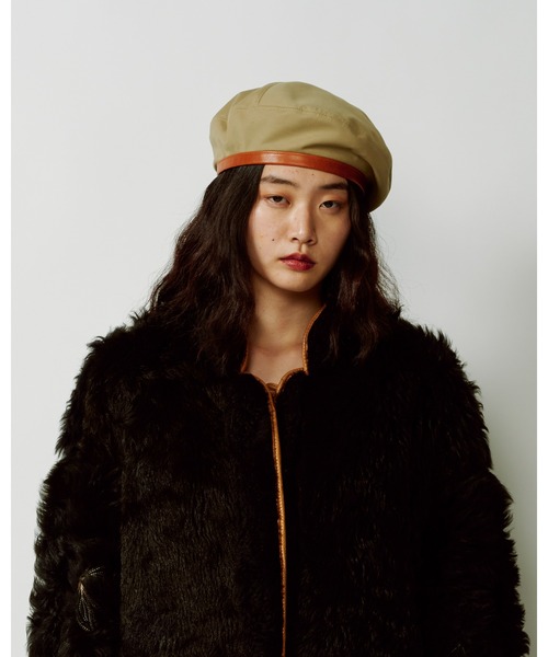 La Maison de Lyllis(メゾンドリリス)の「TIKA ティカ / La Maison de Lyllis メゾンドリリス 2223022(ハンチング/ベレー帽・レディース・ベージュ/ブラック・57cm)」の20枚目の写真