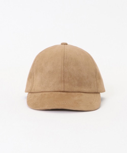 ikka（イッカ）の「スウェードキャスケットキャップ（キャップ・レディース・キャメル/オフホワイト/グレー/ブラック・FREE）」の6枚目の写真