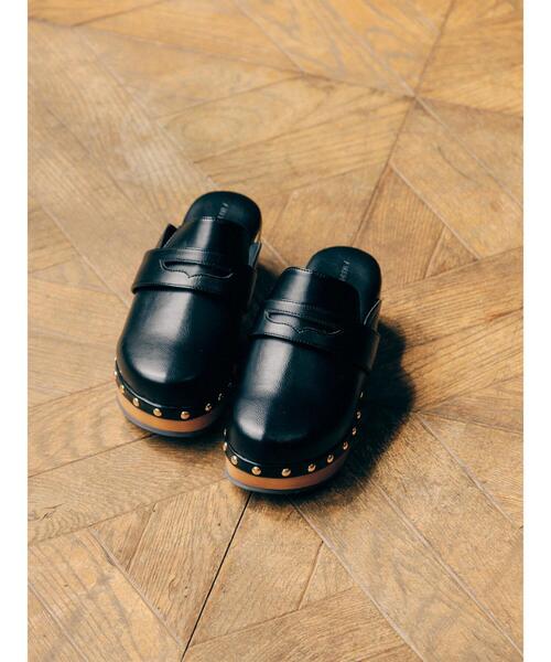 AMERICAN HOLIC（アメリカンホリック）の「ローファーサボ（サンダル・レディース・キャメル/ブラック/ライトグレー・S/L/M）」の4枚目の写真