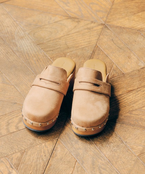 AMERICAN HOLIC（アメリカンホリック）の「ローファーサボ（サンダル・レディース・キャメル/ブラック/ライトグレー・S/L/M）」の3枚目の写真