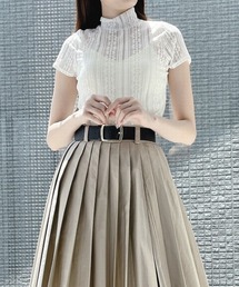 lilLilly | レースハイネックトップス(Tシャツ/カットソー)