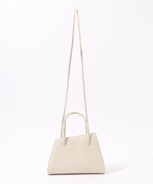 TOMORROWLAND （トゥモローランド）の「Little Liffner SLANTED ミニトート（トートバッグ・レディース・ホワイト/ブラック・FREE）」の10枚目の写真