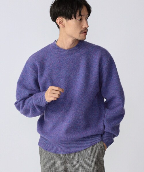 SHIPS: シュリンク ウール メランジ クルーネック ニット