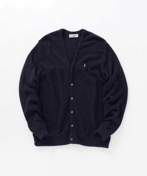 MUNSINGWEAR(マンシングウェア)の「【SHIPS any別注】 Munsingwear: リラックスフィット リンクス カーディガン◇(カーディガン/ボレロ・メンズ・ネイビー/グレー/イエロー/オレンジ/ブルー/グリーン・MEDIUM/LARGE)」の3枚目の写真
