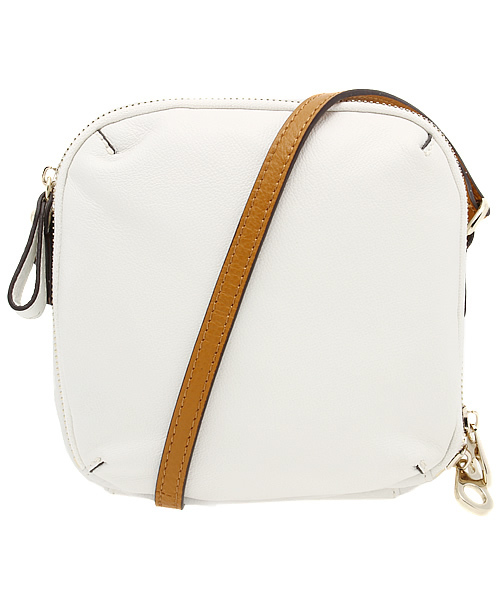 ROSE BUD（ローズバッド）の「(ROSE BUD)PX12978 LEATHER MINI SQUARE POCHETTE[結婚式＆パーティー]（ショルダーバッグ・レディース・ホワイト/ライトブルー/シルバー・ONE SIZE）」の2枚目の写真