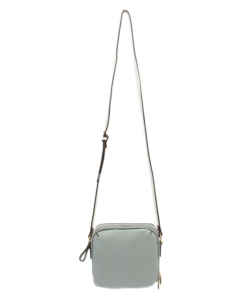 ROSE BUD（ローズバッド）の「(ROSE BUD)PX12978 LEATHER MINI SQUARE POCHETTE[結婚式＆パーティー]（ショルダーバッグ・レディース・ホワイト/ライトブルー/シルバー・ONE SIZE）」の6枚目の写真