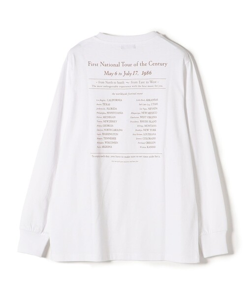 SHIPS(シップス)の「*バリエーションロゴロングスリーブTEE◇(Tシャツ/カットソー・レディース・ホワイト/チャコールグレー/ライトホワイト/オリーブ/ダークグレー/ライトオリーブ/プラム/パープル・ONE SIZE)」の11枚目の写真