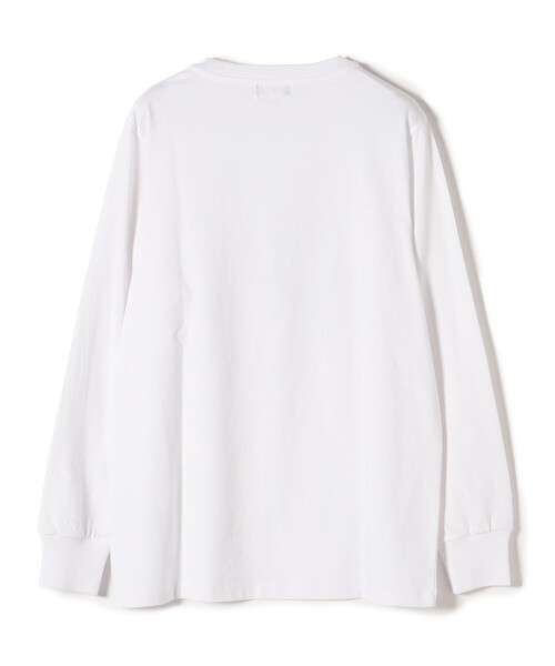 SHIPS(シップス)の「*バリエーションロゴロングスリーブTEE◇(Tシャツ/カットソー・レディース・ホワイト/チャコールグレー/ライトホワイト/オリーブ/ダークグレー/ライトオリーブ/プラム/パープル・ONE SIZE)」の14枚目の写真