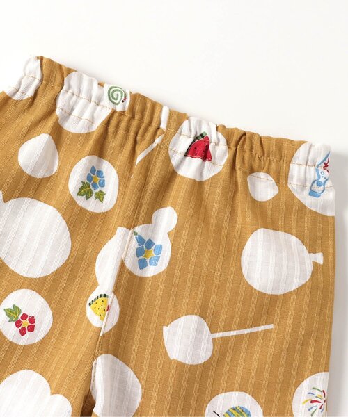 BREEZE（ブリーズ）の「夏の風物詩総柄甚平（浴衣・キッズ・ベージュ/ネイビー・80/90/100/110/120/130/140）」の11枚目の写真