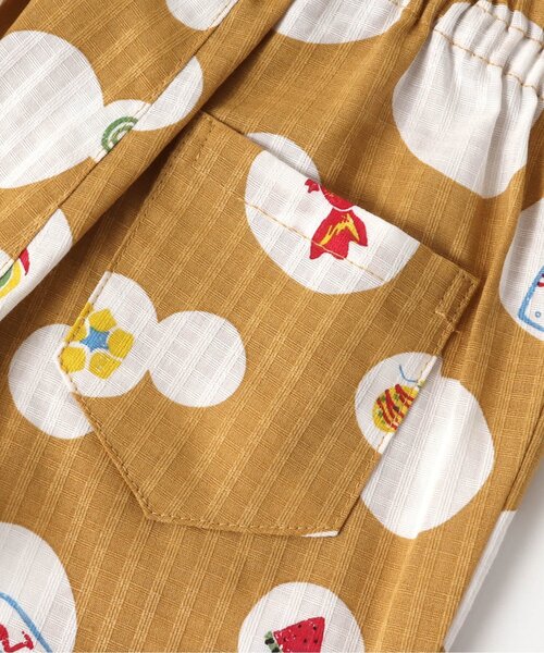 BREEZE（ブリーズ）の「夏の風物詩総柄甚平（浴衣・キッズ・ベージュ/ネイビー・80/90/100/110/120/130/140）」の12枚目の写真