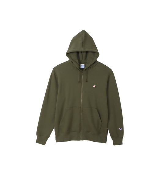 Champion(チャンピオン)の「【Champion/チャンピオン】メンズ ベーシック ジップフーデッドスウェットシャツ(パーカー・メンズ・ブラック/ブルー系その他/オートミール/グレー/アーミー/ネイビー/ブラウン/ホワイト・LARGE/X-LARGE/MEDIUM/SMALL)」の6枚目の写真