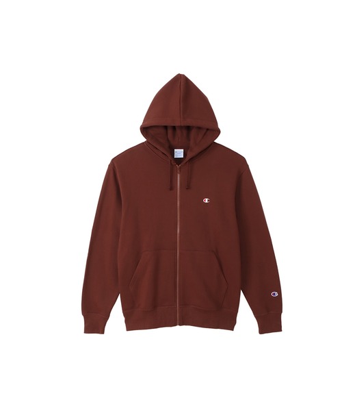 Champion(チャンピオン)の「【Champion/チャンピオン】メンズ ベーシック ジップフーデッドスウェットシャツ(パーカー・メンズ・ブラック/ブルー系その他/オートミール/グレー/アーミー/ネイビー/ブラウン/ホワイト・LARGE/X-LARGE/MEDIUM/SMALL)」の4枚目の写真