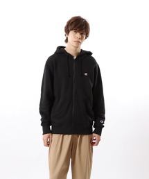 【Champion/チャンピオン】メンズ ベーシック ジップフーデッドスウェットシャツ