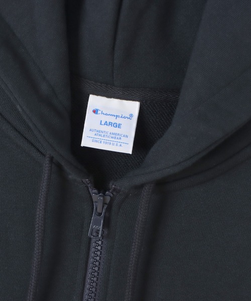 Champion(チャンピオン)の「【Champion/チャンピオン】メンズ ベーシック ジップフーデッドスウェットシャツ(パーカー・メンズ・ブラック/ブルー系その他/オートミール/グレー/アーミー/ネイビー/ブラウン/ホワイト・LARGE/X-LARGE/MEDIUM/SMALL)」の22枚目の写真