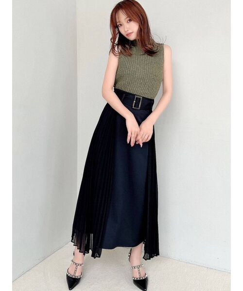 RESEXXY（リゼクシー）の「サイドプリーツスカート（スカート・レディース・ブラック/パープル/ブラウン/グリーン・FREE）」の15枚目の写真