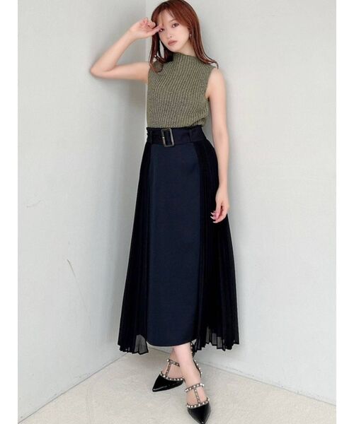 RESEXXY（リゼクシー）の「サイドプリーツスカート（スカート・レディース・ブラック/パープル/ブラウン/グリーン・FREE）」の16枚目の写真