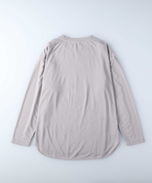 Right-on（ライトオン）の「ラウンドヘムロンＴ（Tシャツ/カットソー・メンズ・ブラック×ホワイト/グリーン/ブルー/ホワイト/グレー/ブラック/ホワイト×ホワイト・L/M/XL）」の10枚目の写真