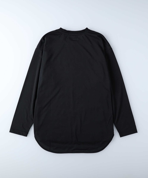 Right-on（ライトオン）の「ラウンドヘムロンＴ（Tシャツ/カットソー・メンズ・ブラック×ホワイト/グリーン/ブルー/ホワイト/グレー/ブラック/ホワイト×ホワイト・L/M/XL）」の19枚目の写真