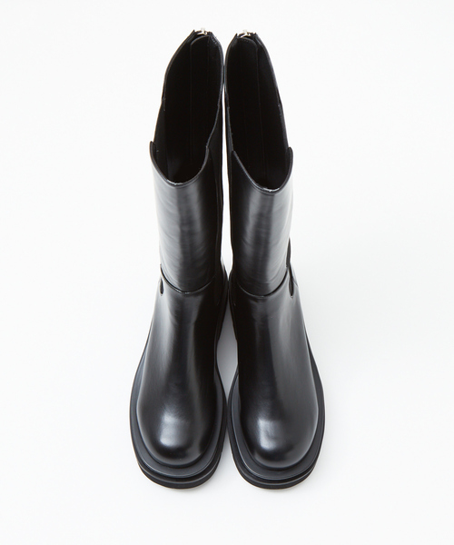 LAROUTE（ラルート）の「【LAROUTE】トラックソールロングブーツ（ブーツ・レディース・ブラック/ダークブラウン/カーキ・38/39/35/36/37）」の6枚目の写真