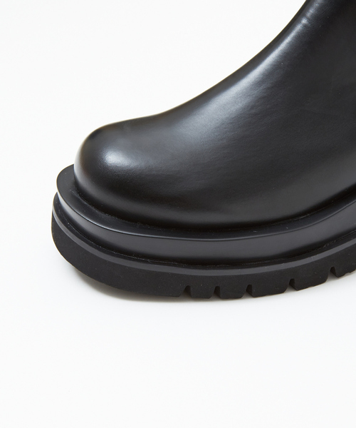 LAROUTE（ラルート）の「【LAROUTE】トラックソールロングブーツ（ブーツ・レディース・ブラック/ダークブラウン/カーキ・38/39/35/36/37）」の8枚目の写真