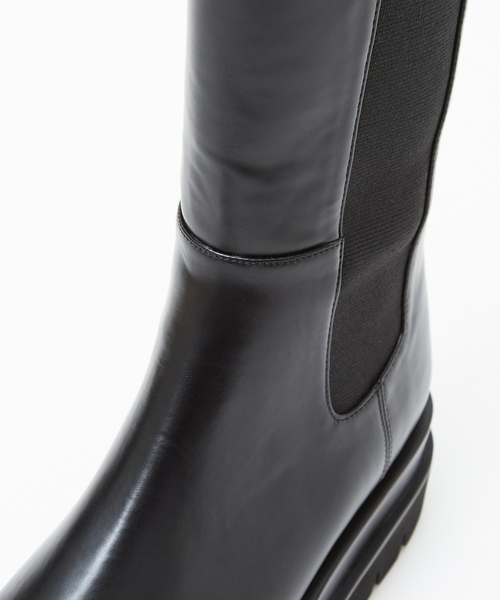 LAROUTE（ラルート）の「【LAROUTE】トラックソールロングブーツ（ブーツ・レディース・ブラック/ダークブラウン/カーキ・38/39/35/36/37）」の9枚目の写真