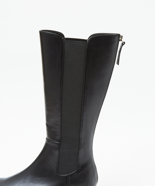 LAROUTE（ラルート）の「【LAROUTE】トラックソールロングブーツ（ブーツ・レディース・ブラック/ダークブラウン/カーキ・38/39/35/36/37）」の10枚目の写真