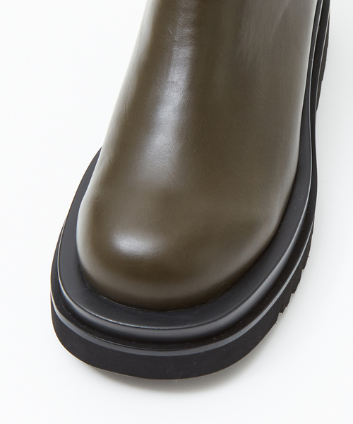 LAROUTE（ラルート）の「【LAROUTE】トラックソールロングブーツ（ブーツ・レディース・ブラック/ダークブラウン/カーキ・38/39/35/36/37）」の21枚目の写真