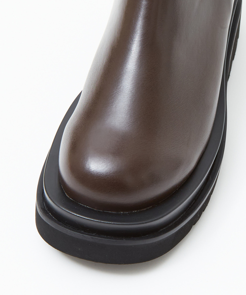 LAROUTE（ラルート）の「【LAROUTE】トラックソールロングブーツ（ブーツ・レディース・ブラック/ダークブラウン/カーキ・38/39/35/36/37）」の22枚目の写真