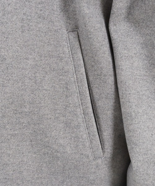 CALL&RESPONSE（コールアンドレスポンス）の「mj8798- TOGARU-ブランケットジャージー-ステンカラーコート（ステンカラーコート・メンズ・モカ/グレー・2/4）」の21枚目の写真