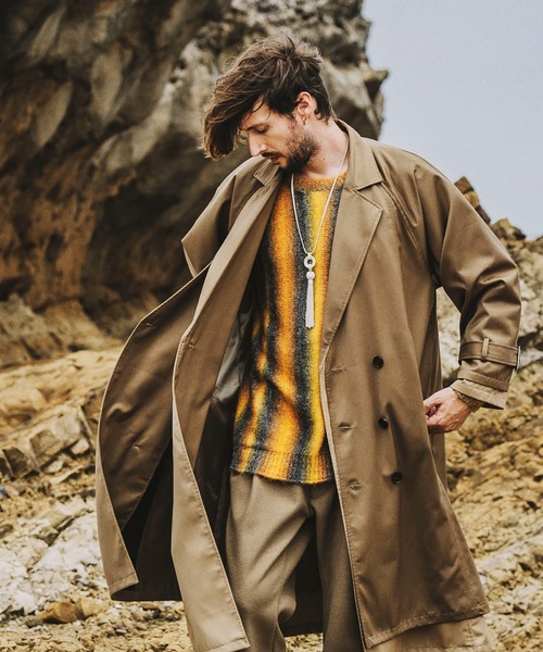 NO ID.（ノーアイディ）の「ダブルブレストレイヤードBIGロングコート  