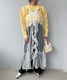 SANSeLF | マルチウェイ チュールラップスカート【SANSeLF】sanw22a057(スカート)