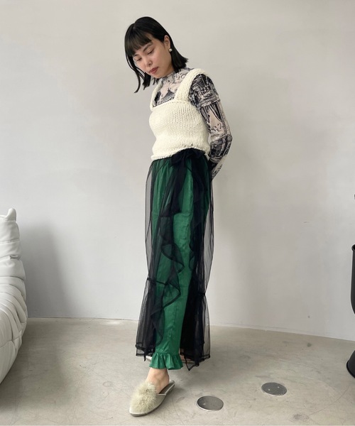 SANSeLF（サンセルフ）の「マルチウェイ チュールラップスカート