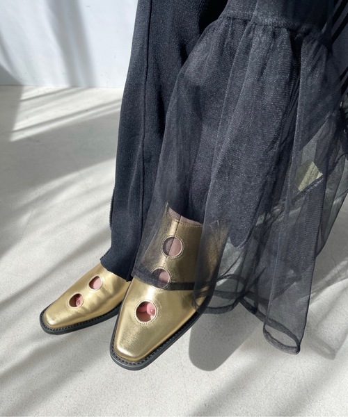 SANSeLF（サンセルフ）の「マルチウェイ チュールラップスカート【SANSeLF】sanw22a057（スカート・レディース・ブラック/ホワイト・FREE）」の6枚目の写真