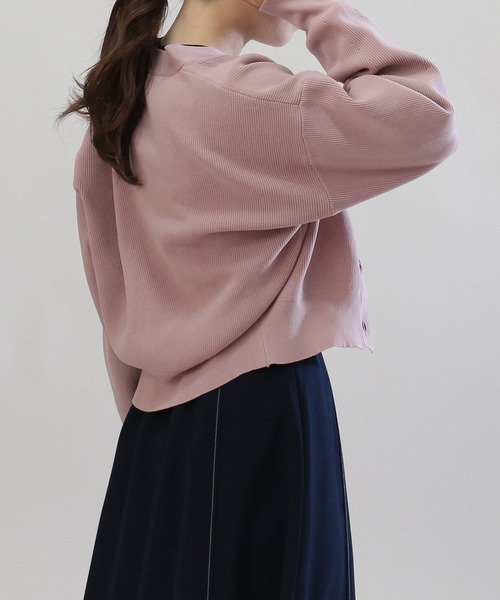 TRUDEA(トルディア)の「総針スポンディッシュカーディガン(カーディガン/ボレロ・レディース・モカ/アイボリー/ピンク/ラベンダー・MEDIUM)」の18枚目の写真