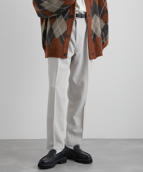 JUNRED（ジュンレッド）の「ウォームツイルイージースリムパンツ（スラックス・メンズ・グレー/グリーン/ブラック・M/L/LL/S）」の3枚目の写真