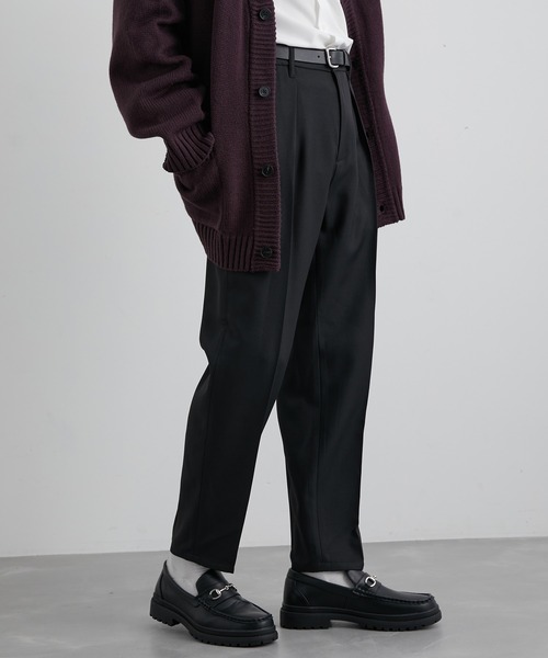 JUNRED（ジュンレッド）の「ウォームツイルイージースリムパンツ（スラックス・メンズ・グレー/グリーン/ブラック・M/L/LL/S）」の15枚目の写真