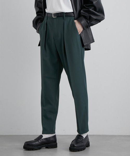 JUNRED（ジュンレッド）の「ウォームツイルイージースリムパンツ（スラックス・メンズ・グレー/グリーン/ブラック・M/L/LL/S）」の7枚目の写真