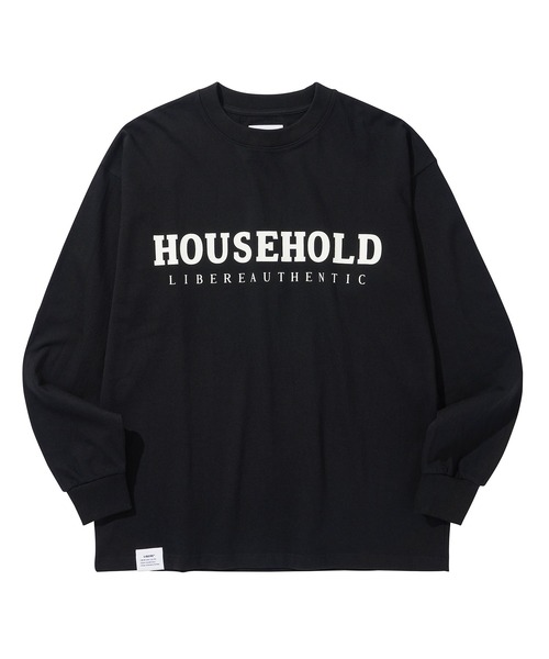 LIBERE（リベーレ）の「LIBERE リベーレ / H LOGO LONGSLEEVE フロントロゴプリントビッグシルエットロンT / 225205-225206（Tシャツ/カットソー・メンズ・ライトグレー/ブラック・MEDIUM/SMALL/LARGE）」の7枚目の写真