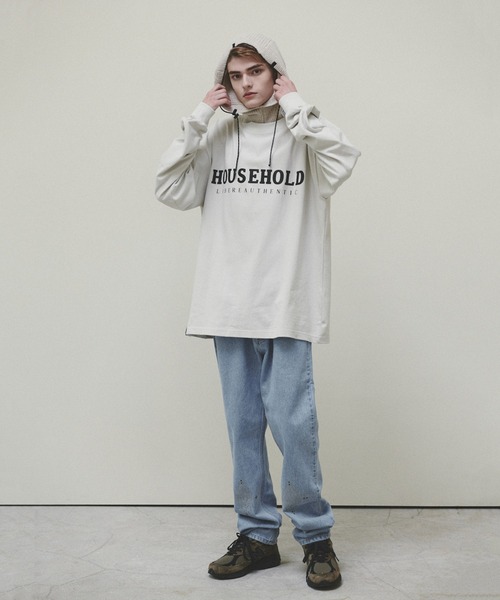 LIBERE（リベーレ）の「LIBERE リベーレ / H LOGO LONGSLEEVE フロントロゴプリントビッグシルエットロンT / 225205-225206（Tシャツ/カットソー・メンズ・ライトグレー/ブラック・MEDIUM/SMALL/LARGE）」の17枚目の写真