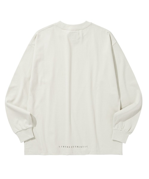 LIBERE（リベーレ）の「LIBERE リベーレ / H LOGO LONGSLEEVE フロントロゴプリントビッグシルエットロンT / 225205-225206（Tシャツ/カットソー・メンズ・ライトグレー/ブラック・MEDIUM/SMALL/LARGE）」の20枚目の写真