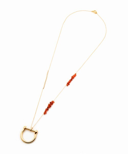 LAPUIS(ラピュイ)の「LAPUIS(ラピュイ)Ring Partsネックレス(ネックレス・レディース・レッド/パープル/ブラック・FREE)」の13枚目の写真