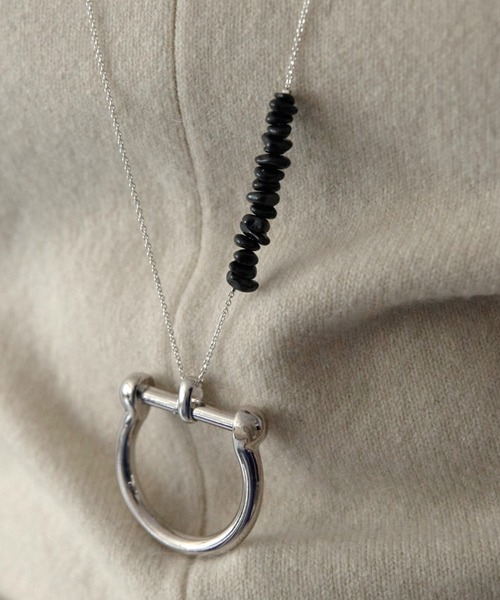 LAPUIS(ラピュイ)の「LAPUIS(ラピュイ)Ring Partsネックレス(ネックレス・レディース・レッド/パープル/ブラック・FREE)」の10枚目の写真